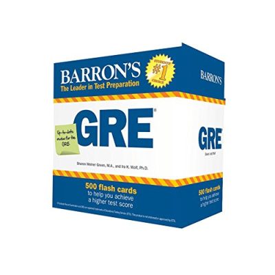 Barron's GRE Flash Cards, 3rd Edition: 500 Flash Cards to Help You Achieve a Higher Score
