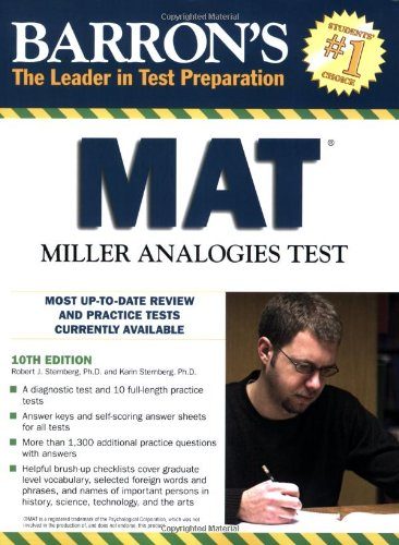 Barron's MAT: Miller Analogies Test
