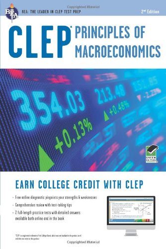 CLEPÂ® Principles of Macroeconomics Book + Online (CLEP Test Preparation)