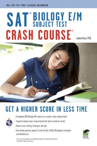 SAT Subject TestEE¢: Biology E/M Crash Course Book + Online (SAT PSAT ACT (College Admission) Prep)