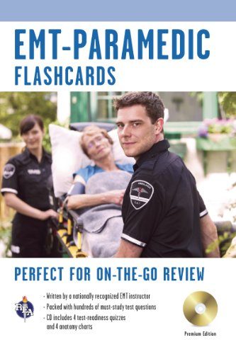 EMT-Paramedic Premium Edition Flashcard Book w/CD (EMT Test Preparation)