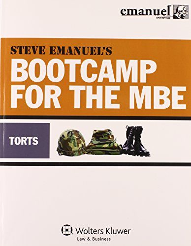 MBE Bootcamp: Torts (Bootcamp for the Mbe)
