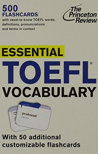 Essential TOEFL Vocabulary (flashcards) (Test Preparation)