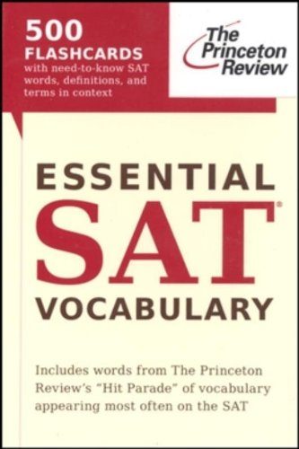 Essential SAT Vocabulary (flashcards) (College Test Preparation)
