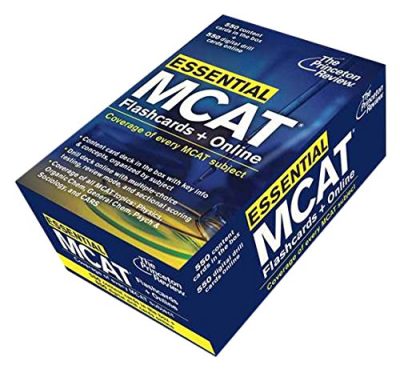 Essential MCAT: Flashcards + Online (Graduate School Test Preparation)