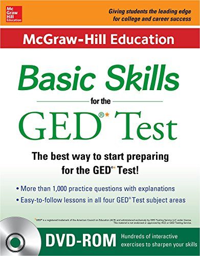 McGraw-Hill Education Basic Skills for the GED Test with DVD (Book + DVD Set) (Mcgraw Hill's Pre Ged)