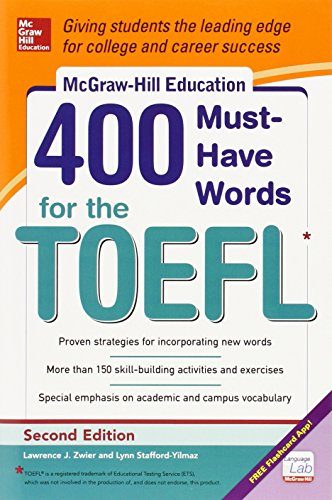 McGraw-Hill Education 400 Must-Have Words for the TOEFL, 2nd Edition