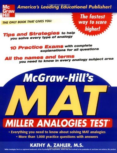 McGraw-HIll's MAT: Miller Analogies Test