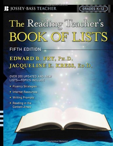 The Reading Teacher's Book Of Lists: Grades K-12, Fifth Edition