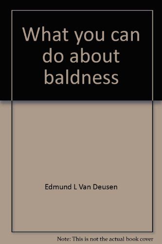 What you can do about baldness