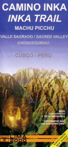 Inka Trail-Sacred Valley Map by Lima 2000