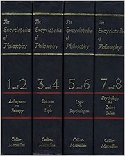 Encyclopedia of Philosophy, 4 Vol. Set