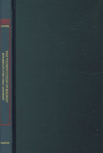 Constitution of Medina: Studies in Late Antiquity and Early Islam, Vol. 23
