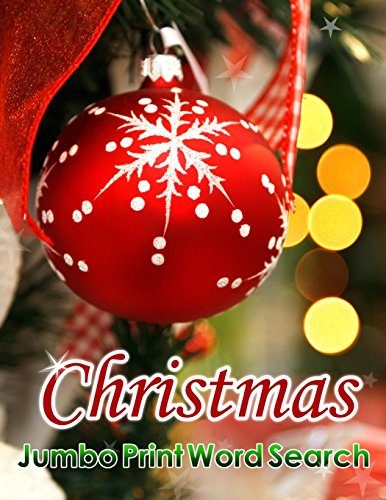 Christmas Jumbo Print Word Search (Jumbo Print Puzzle Books)