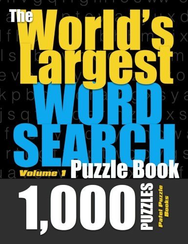 The World's Largest Word Search Puzzle Book: 1,000 Puzzles (Vol. 1)