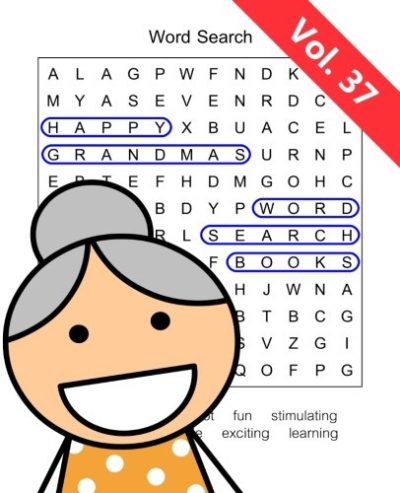 Happy Grandma's Word Search Books: Volume 37
