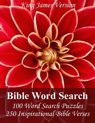 King James Bible Word Search: 100 Word Search Puzzles with 250 Inspirational Bible Verses in Jumbo Print