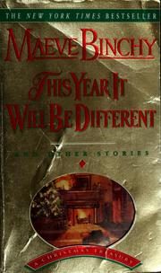 This Year It Will Be Different, and other stories