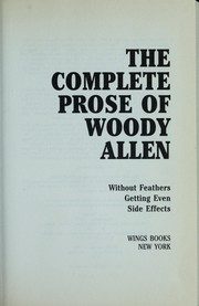 The Complete Prose of Woody Allen
